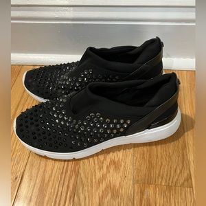 COPY - MICHAEL KORS BLING SNEAKERS SIZE 7. WORN ONCE. HAS A FEW MISSING STONES.